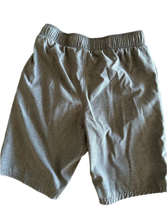Hurley Boys’ Gray Shorts Size 10/12 – Drawstring, Pockets, Casual