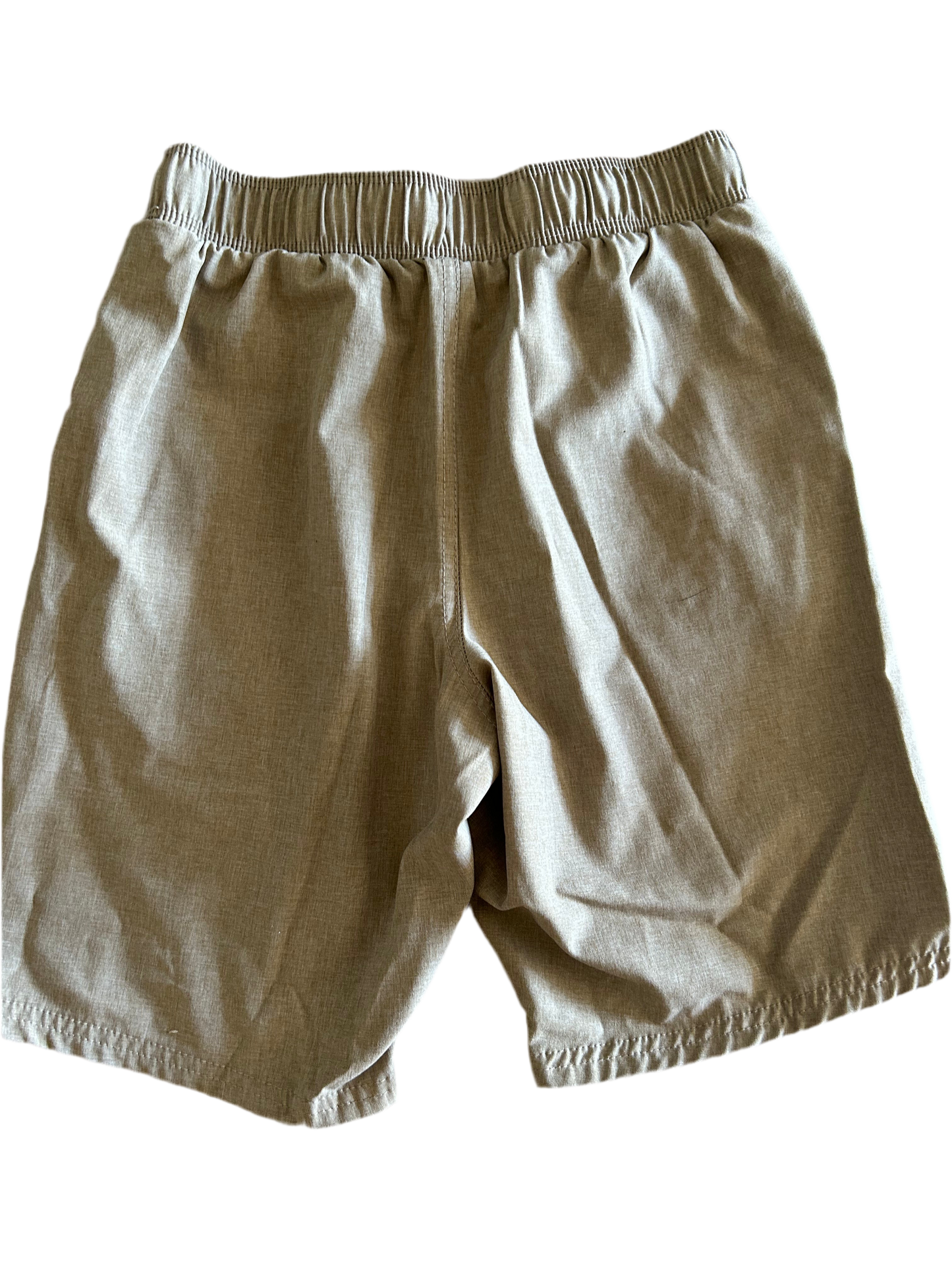 Hurley Boys’ Khaki Shorts Size 10/12 – Drawstring, Pockets, Casual