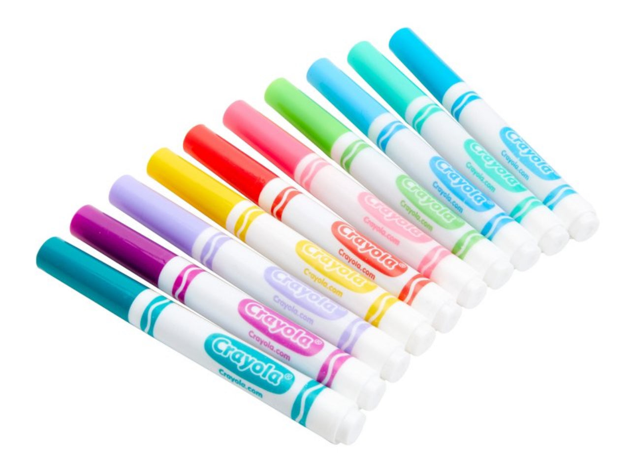 Crayola Markers Broad Line 10 Count -Bright and Bold Colors