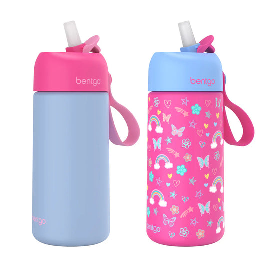 Bentgo Kids Stainless Steel Insulated Water Bottle (2-Pack)